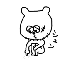 KUMAMODOKI. sticker #6008489