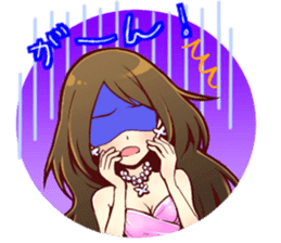 the charismatic hostess  Ageha-chan sticker #6008787