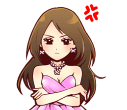 the charismatic hostess  Ageha-chan sticker #6008788