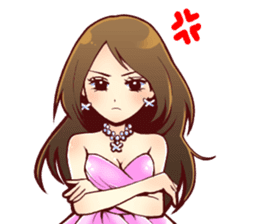 the charismatic hostess Ageha-chan sticker #6008788