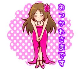 the charismatic hostess  Ageha-chan sticker #6008796