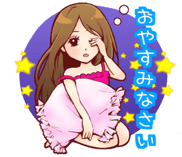 the charismatic hostess  Ageha-chan sticker #6008802