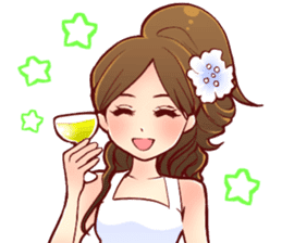 the charismatic hostess  Ageha-chan sticker #6008807