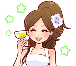the charismatic hostess Ageha-chan sticker #6008807