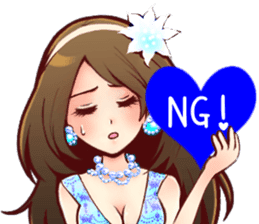 the charismatic hostess Ageha-chan sticker #6008809