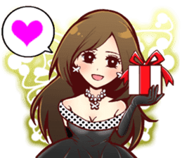 the charismatic hostess  Ageha-chan sticker #6008812