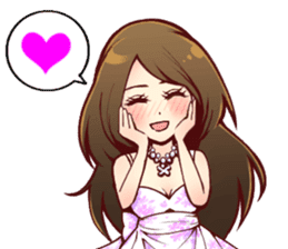 the charismatic hostess Ageha-chan sticker #6008813