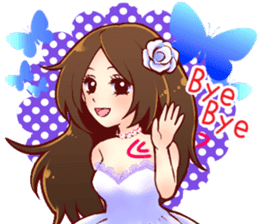 the charismatic hostess Ageha-chan sticker #6008823