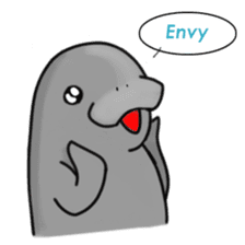 Manatee family - Daddy & Kiddy sticker #6009003