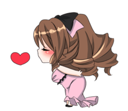 Pretty girls sticker sticker #6009047