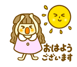 Daily conversation Azuki chan sticker #6009585