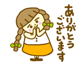 Daily conversation Azuki chan sticker #6009593