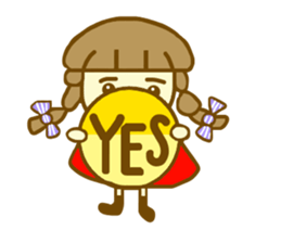 Daily conversation Azuki chan sticker #6009600
