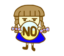 Daily conversation Azuki chan sticker #6009601