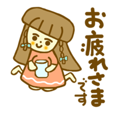 Daily conversation Azuki chan sticker #6009602