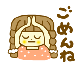 Daily conversation Azuki chan sticker #6009612