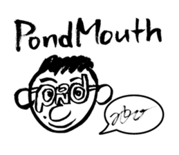 Mr. PondMouth - No.5 sticker #6010023