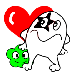 White guy and green little bitty of 2