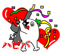 White guy and green little bitty of 2 sticker #6010347