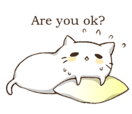 Pillow & Cat (en) sticker #6010386