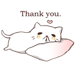 Pillow & Cat (en) sticker #6010388