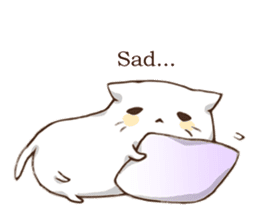 Pillow & Cat (en) sticker #6010390