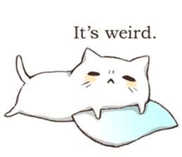 Pillow & Cat (en) sticker #6010391