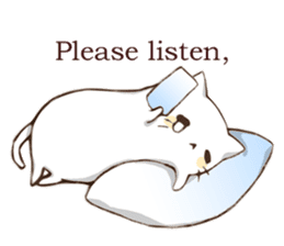 Pillow & Cat (en) sticker #6010393