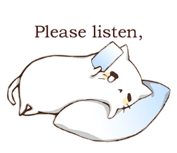 Pillow & Cat (en) sticker #6010393