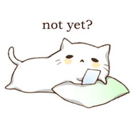 Pillow & Cat (en) sticker #6010397