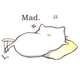 Pillow & Cat (en) sticker #6010399