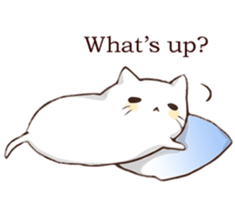 Pillow & Cat (en) sticker #6010403