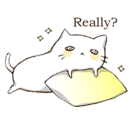 Pillow & Cat (en) sticker #6010406