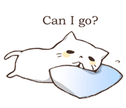 Pillow & Cat (en) sticker #6010412