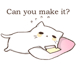 Pillow & Cat (en) sticker #6010413