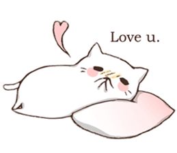 Pillow & Cat (en) sticker #6010422