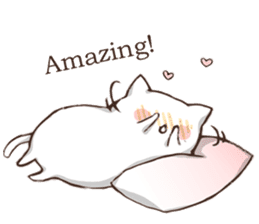 Pillow & Cat (en) sticker #6010423