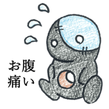 mini-zombie sticker #6010701