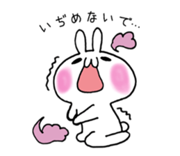 Cloud and rabbit sticker #6010905