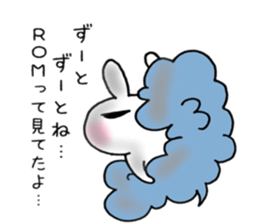 Cloud and rabbit sticker #6010919