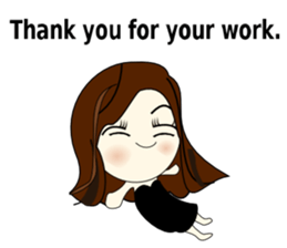 Good evening,Ms.YORUKO (English edition) sticker #6011354