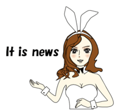 Good evening,Ms.YORUKO (English edition) sticker #6011378