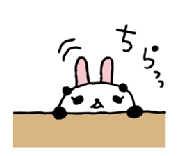 Every day of a panda- bunny3 - sticker #6012108