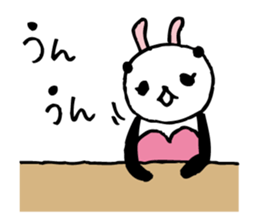 Every day of a panda- bunny3 - sticker #6012112