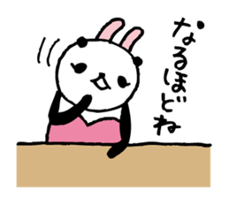 Every day of a panda- bunny3 - sticker #6012113