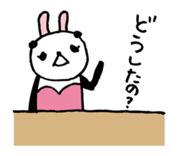 Every day of a panda- bunny3 - sticker #6012120