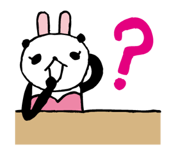 Every day of a panda- bunny3 - sticker #6012126