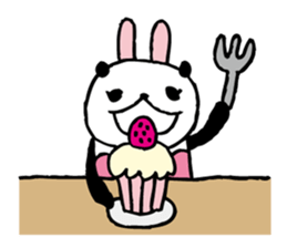 Every day of a panda- bunny3 - sticker #6012135