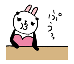 Every day of a panda- bunny3 - sticker #6012136