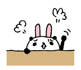 Every day of a panda- bunny3 - sticker #6012137